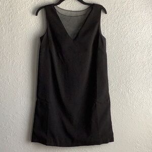 mark. Black V-Neck Sheath Mini Dress for Cocktail